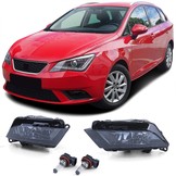 Mistlampen H8 zwart smoke paar geschikt voor Seat Ibiza 5 Leon 5F Toledo 4 uit 12