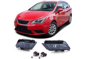 Mistlampen H8 zwart smoke paar geschikt voor Seat Ibiza 5 Leon 5F Toledo 4 uit 12