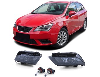 Mistlampen H8 zwart smoke paar voor Seat Ibiza 5 Leon 5F Toledo 4 uit 12
