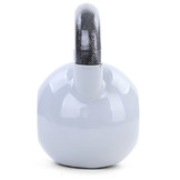 20 kg Kettlebell Kettlebell Swing Halter Gietijzer Zwart Vinyl Grijs