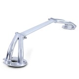 Aluminium veerpootbrug voorzijde 3-delig verstelbaar passend voor BMW 3 Serie E30 83-91