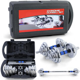 20 kg professionele dumbbell halterset chroom gietijzer voor fitness gym