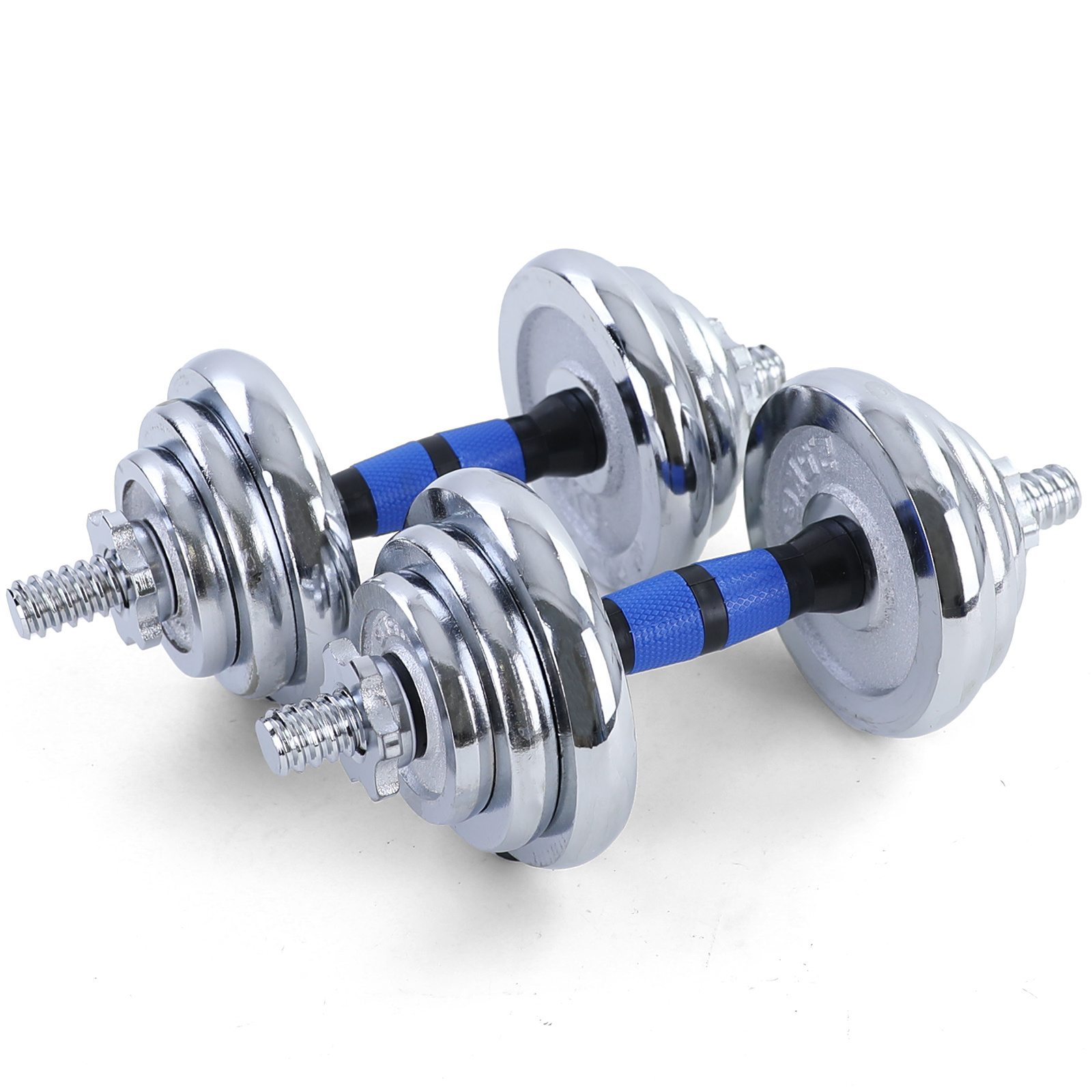 20 kg professionele dumbbell halterset chroom gietijzer voor fitness gym