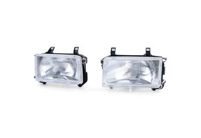 Koplampen H4 paar links rechts geschikt voor VW T4 Bus Transporter 90-03