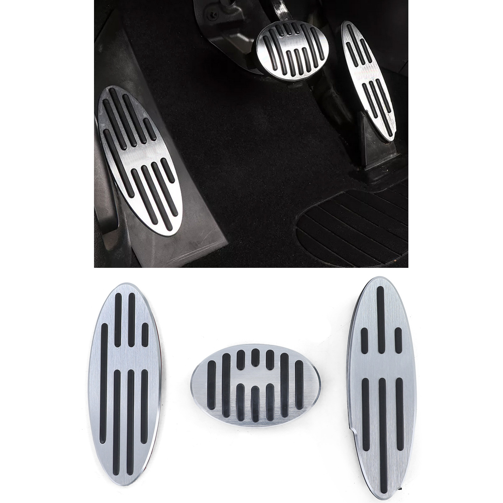 Aluminium Pedalen Performance Set voor Mini One Cooper S JCW R55 R56 R60 Automatic
