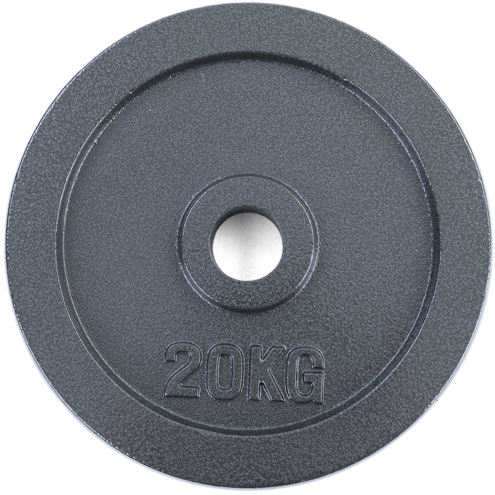 20 kg Olympische Halterschijf Gietijzer Zwart 50mm