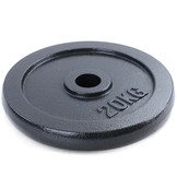 20 kg Olympische Halterschijf Gietijzer Zwart 50mm