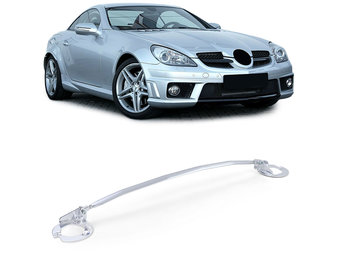 Aluminium veerpootbrug voorzijde 3-delig verstelbaar voor Mercedes SLK R171 04-11