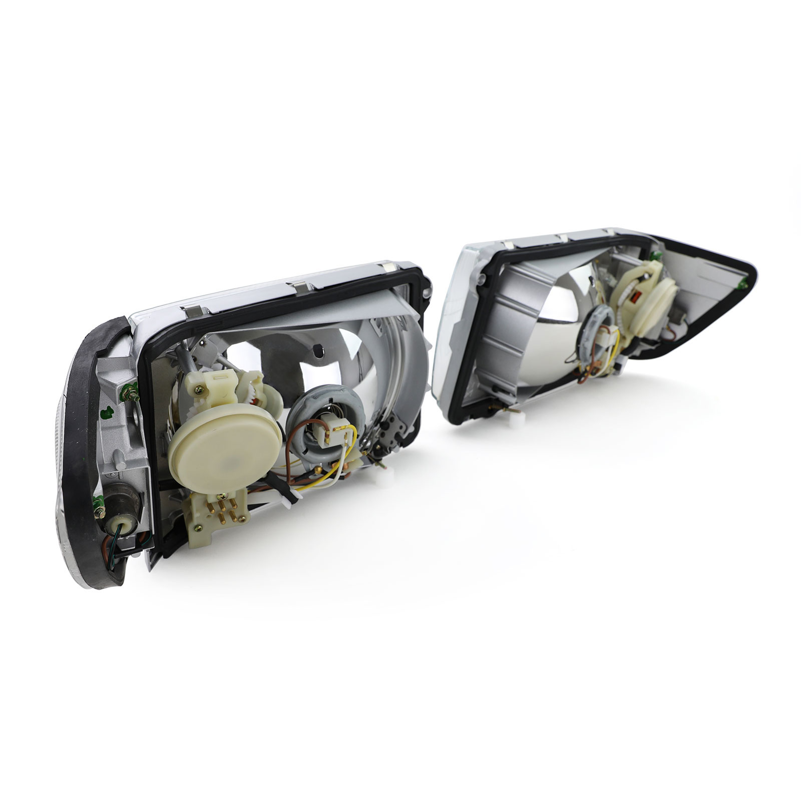 Koplampen met LWR paar met knipperlichten wit voor Mercedes SL R107 SLC C107