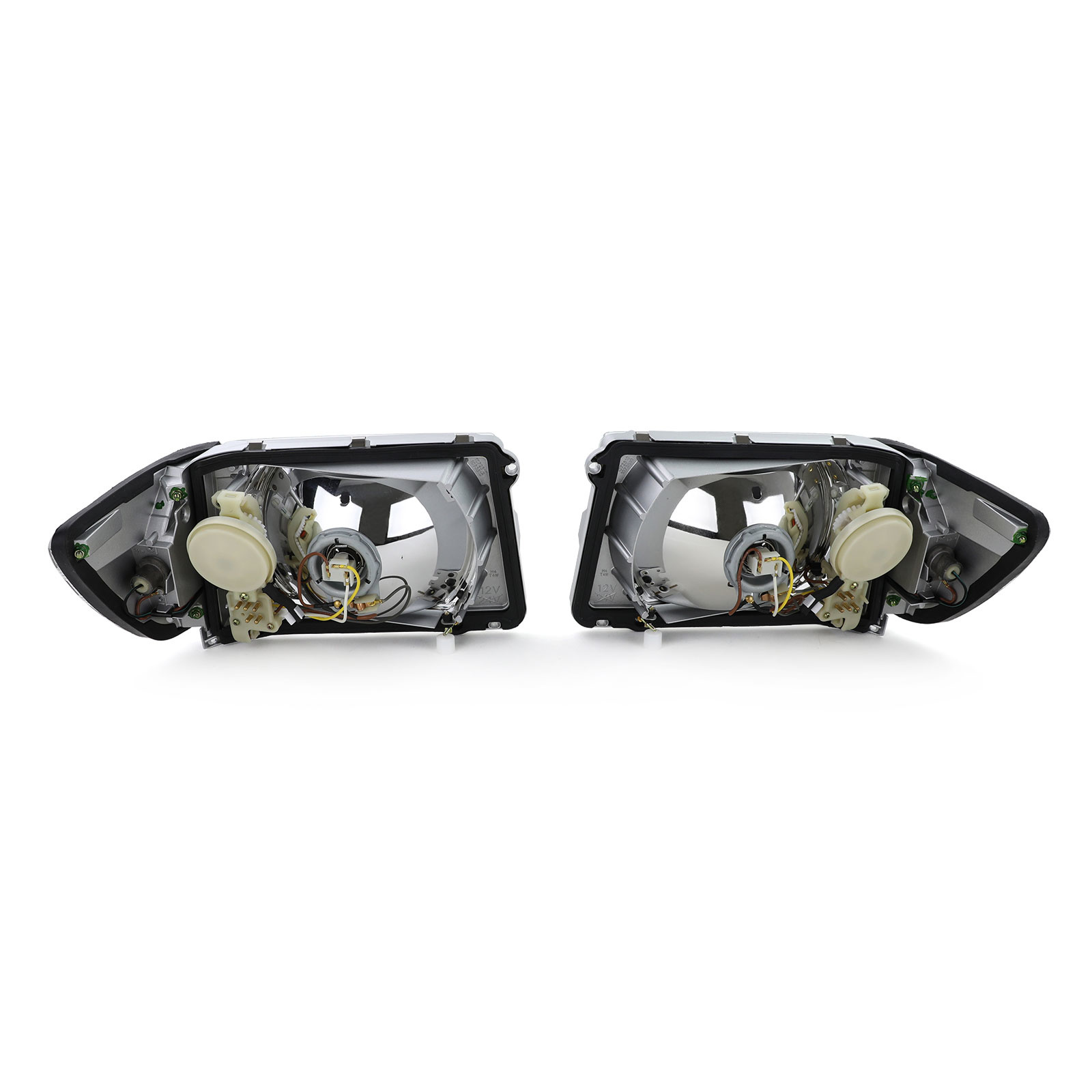 Koplampen met LWR paar met knipperlichten wit voor Mercedes SL R107 SLC C107