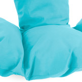 Kussen voor hangstoelmand incl. rugdeel 2-delige set style turquoise