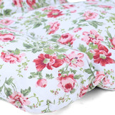 Kussen voor hangstoelmand incl. rugdeel 2-delige set bloemmotief