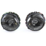 Koplampen zwart smoke paar passend voor VW Caddy I 82-92 + Jetta I 79-84