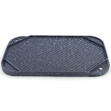 BBQ grill omkeerbare plaat gietijzer antiaanbaklaag universeel 40x25cm