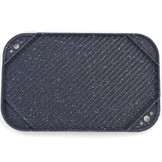 BBQ grill omkeerbare plaat gietijzer antiaanbaklaag universeel 40x25cm