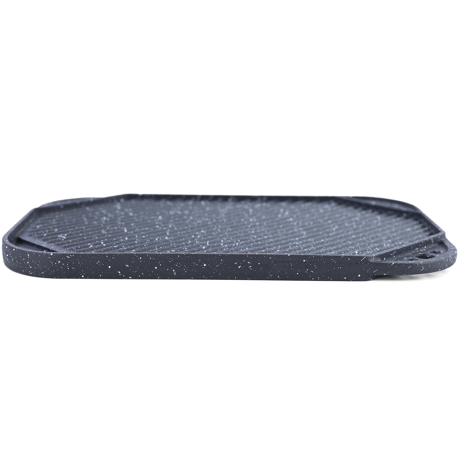 BBQ grill omkeerbare plaat gietijzer antiaanbaklaag universeel 40x25cm