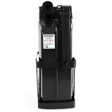 20L metalen jerrycan benzine diesel reserve met vulhals en houder zwart