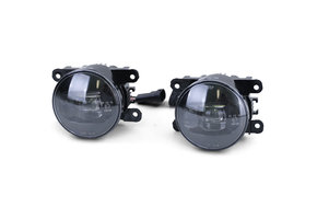 LED mistlampen zwart geschikt voor Peugeot 107 207 CC 307 CC 407 Porsche Cayenne
