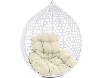 Kussen voor hangstoelmand incl. rugdeel 2-delige set Fun Beige