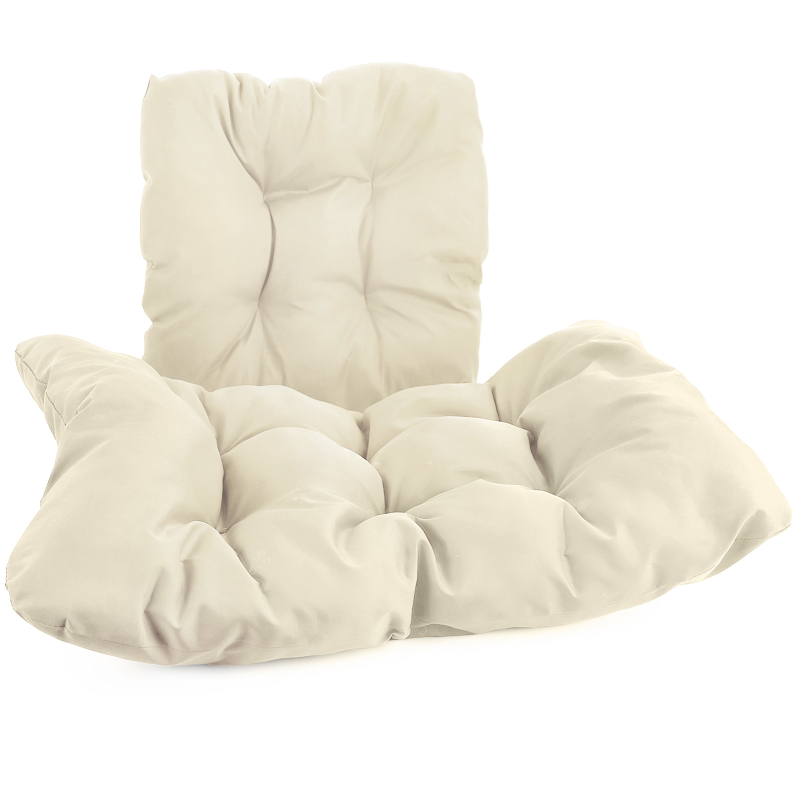 Kussen voor hangstoelmand incl. rugdeel 2-delige set Fun Beige