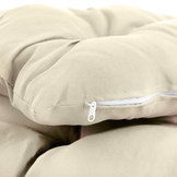 Kussen voor hangstoelmand incl. rugdeel 2-delige set Fun Beige