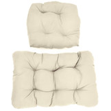 Kussen voor hangstoelmand incl. rugdeel 2-delige set Fun Beige