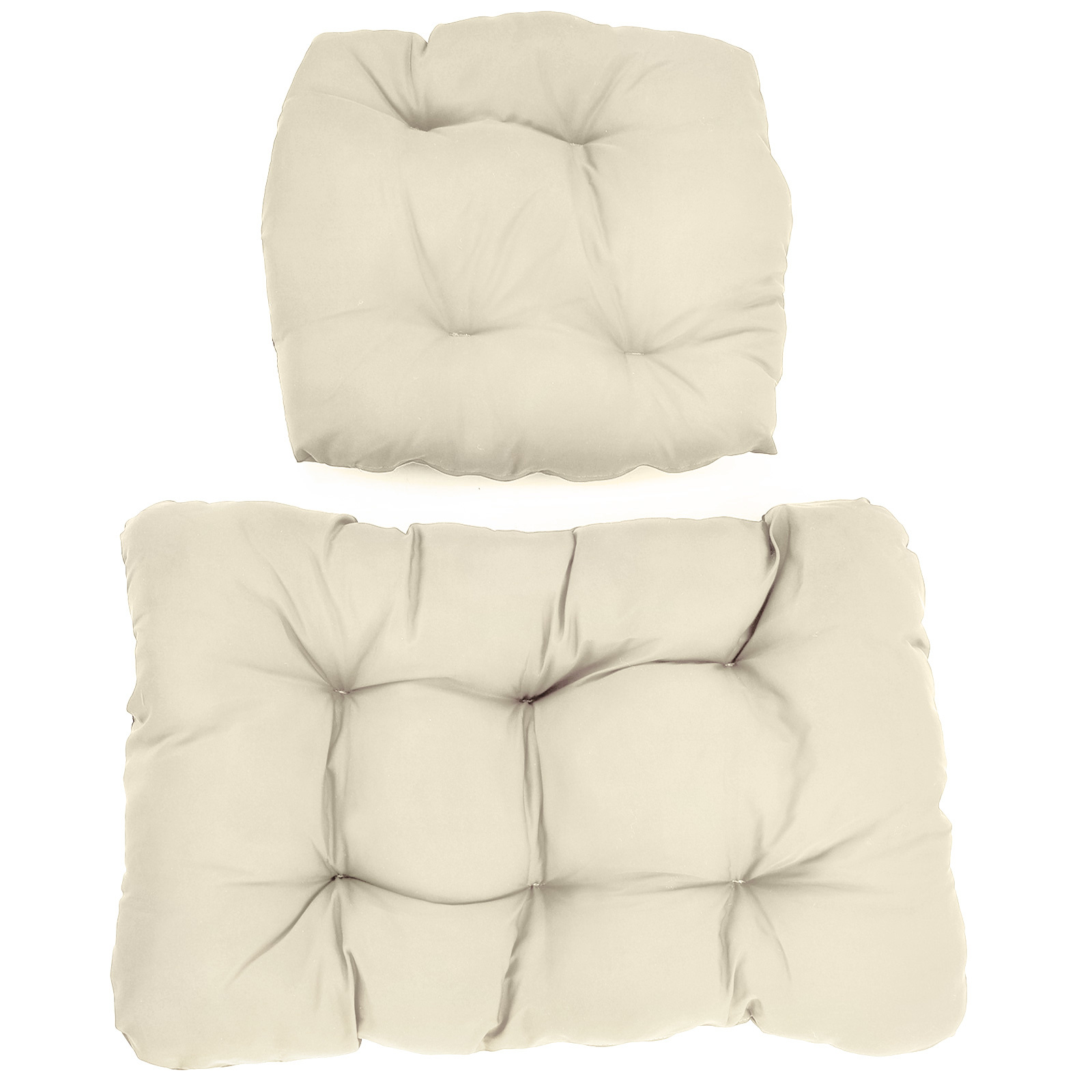 Kussen voor hangstoelmand incl. rugdeel 2-delige set Fun Beige