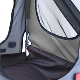 Fietskar hondenkar opvouwbaar voor huisdieren tot 40 kg grijs