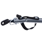 Fietskar hondenkar opvouwbaar voor huisdieren tot 40 kg grijs blauw