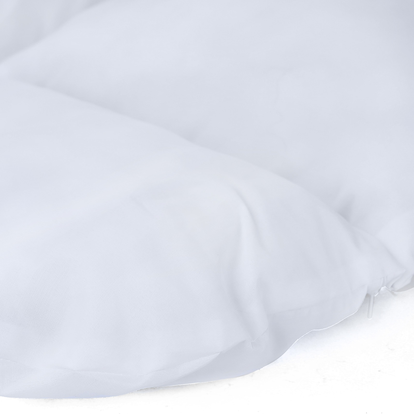 Kussen voor hangstoelmand incl. rugdeel 2-delige set stijl wit