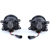 LED Mistlampen Zwart geschikt voor Opel Agila Corsa D Astra G Vectra C Zafira B