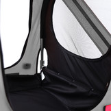 Fietskar hondenkar opvouwbaar voor huisdieren tot 40 kg grijs zwart