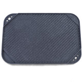 BBQ grill omkeerbare plaat gietijzer antiaanbaklaag universeel 45x30cm