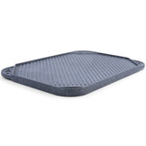 BBQ grill omkeerbare plaat gietijzer antiaanbaklaag universeel 45x30cm