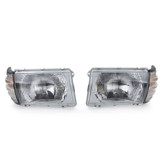 Koplampen zonder LWR 6-polig paar met knipperlicht wit geschikt voor Mercedes SL R107 SLC C107