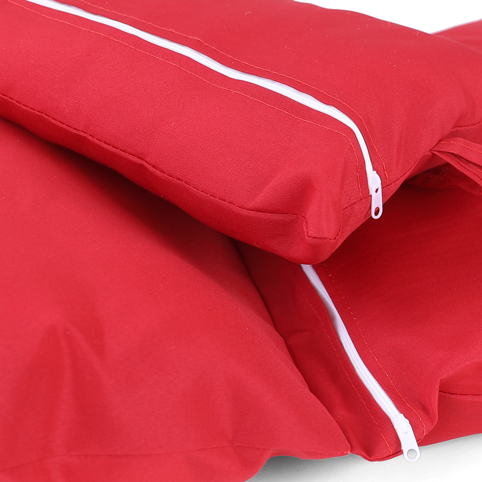 Kussen voor hangstoelmand incl. rugdeel 2-delige set stijl rood