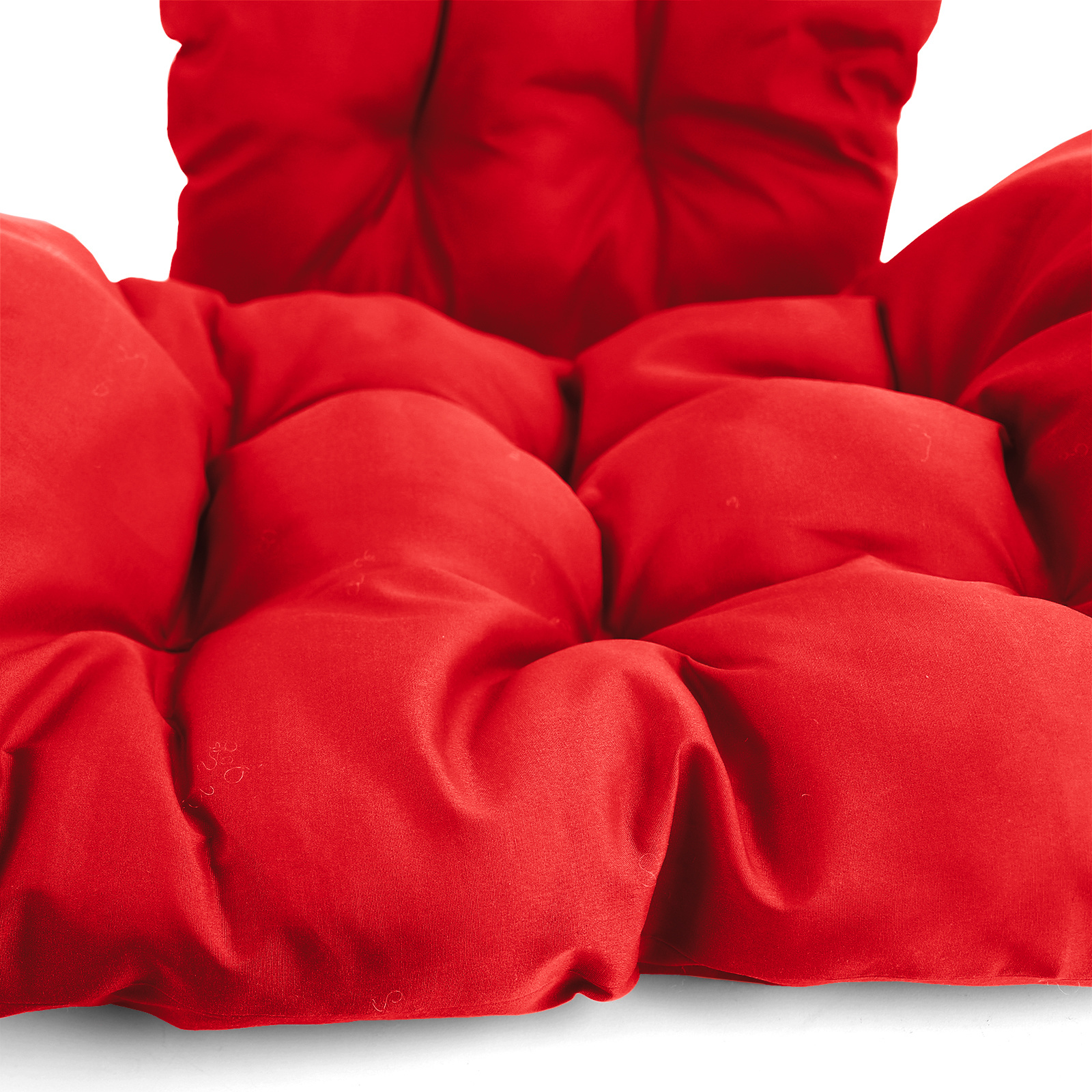 Kussen voor hangstoelmand incl. rugdeel 2-delige set Fun Red