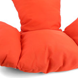 Kussen voor hangstoelmand incl. rugdeel 2-delige set Style Orange