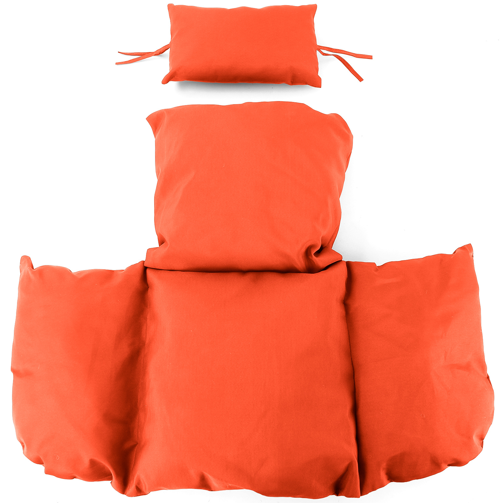 Kussen voor hangstoelmand incl. rugdeel 2-delige set Style Orange