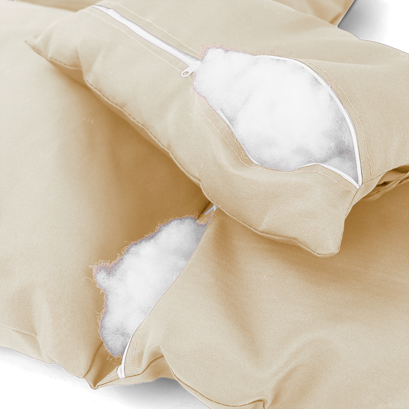 Kussen voor hangstoelmand incl. rugdeel 2-delige set style beige