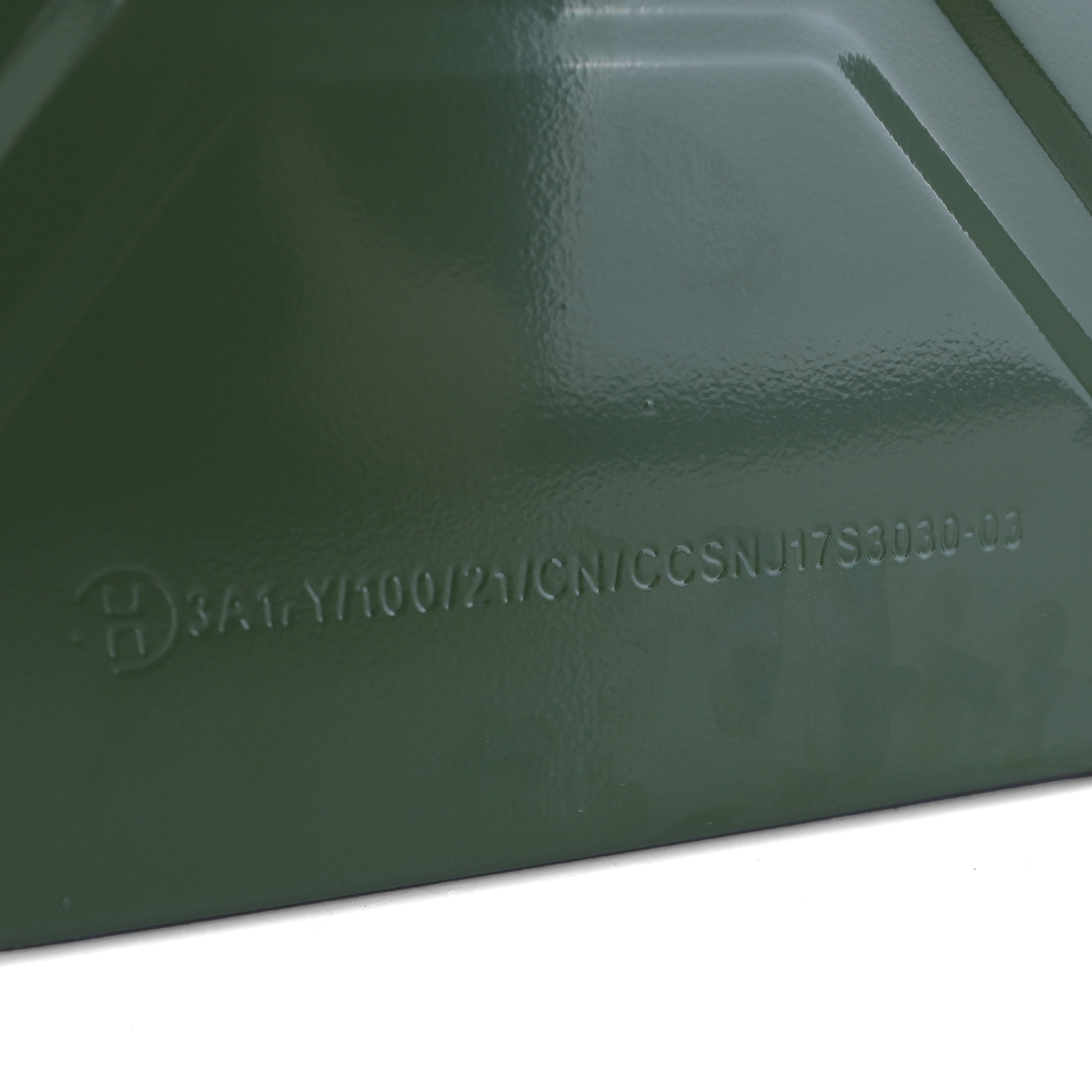 20L metalen jerrycan benzine diesel reserve met vulhals Groen