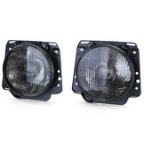Koplamp H4 Black Smoke gegolfd geschikt voor VW Golf 2 83-91