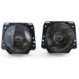 Koplamp H4 Black Smoke gegolfd voor VW Golf 2 83-91