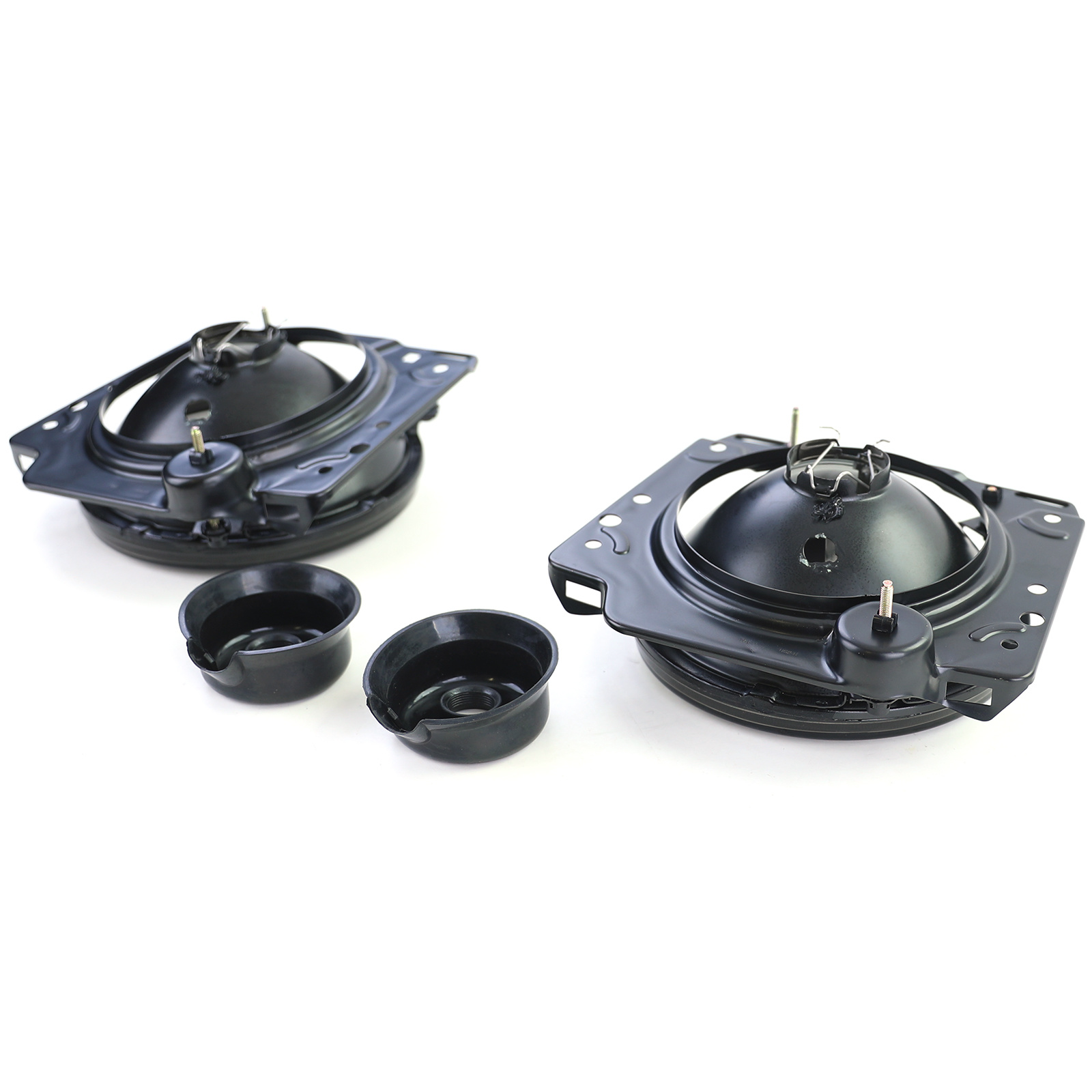Koplamp H4 Black Smoke gegolfd voor VW Golf 2 83-91