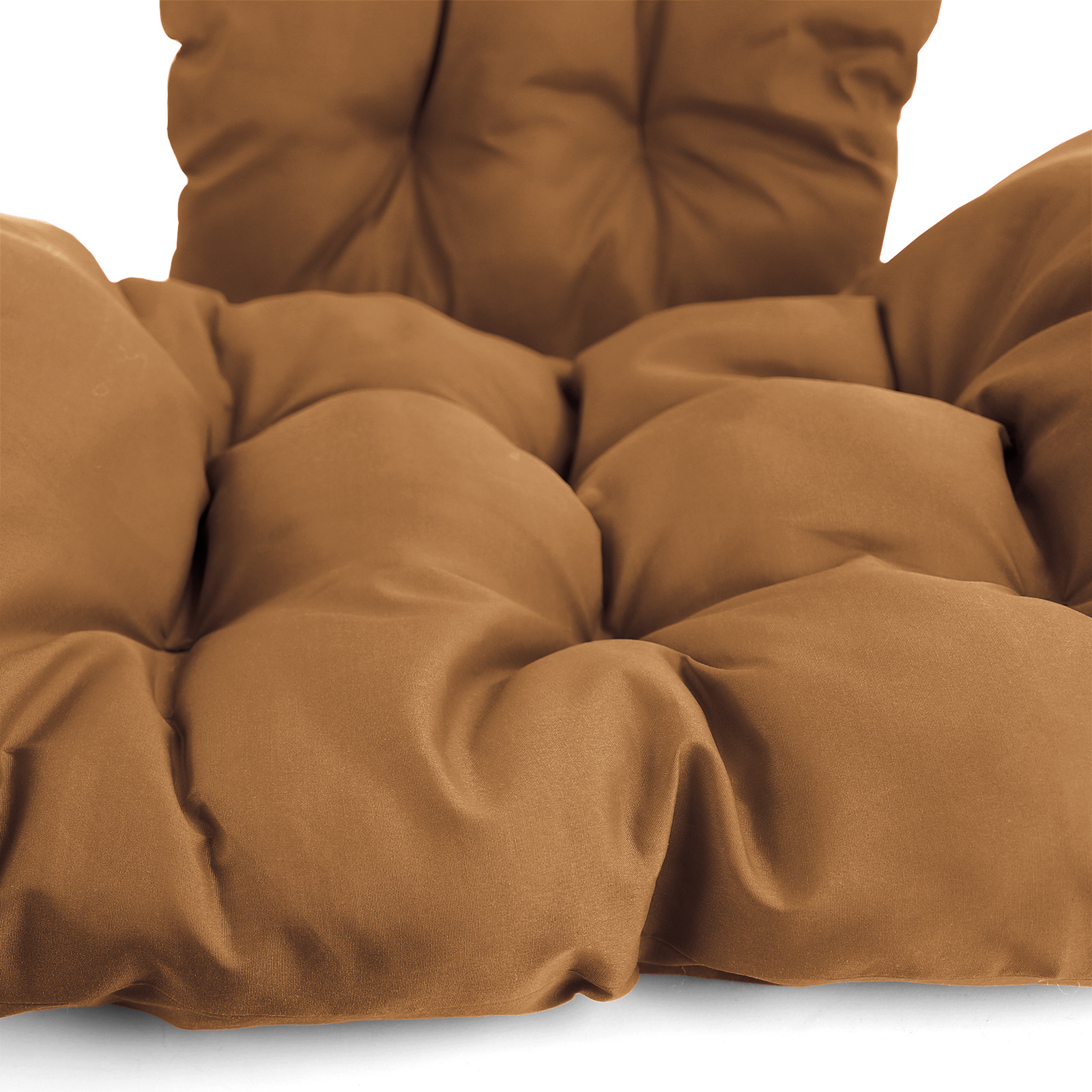 Kussen voor hangstoelmand incl. rugdeel 2-delige set fun brown