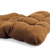 Kussen voor hangstoelmand incl. rugdeel 2-delige set fun brown