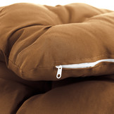 Kussen voor hangstoelmand incl. rugdeel 2-delige set fun brown