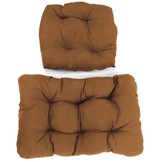 Kussen voor hangstoelmand incl. rugdeel 2-delige set fun brown