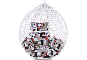 Kussen voor hangstoelmand incl. rugdeel 2-delige set style modern