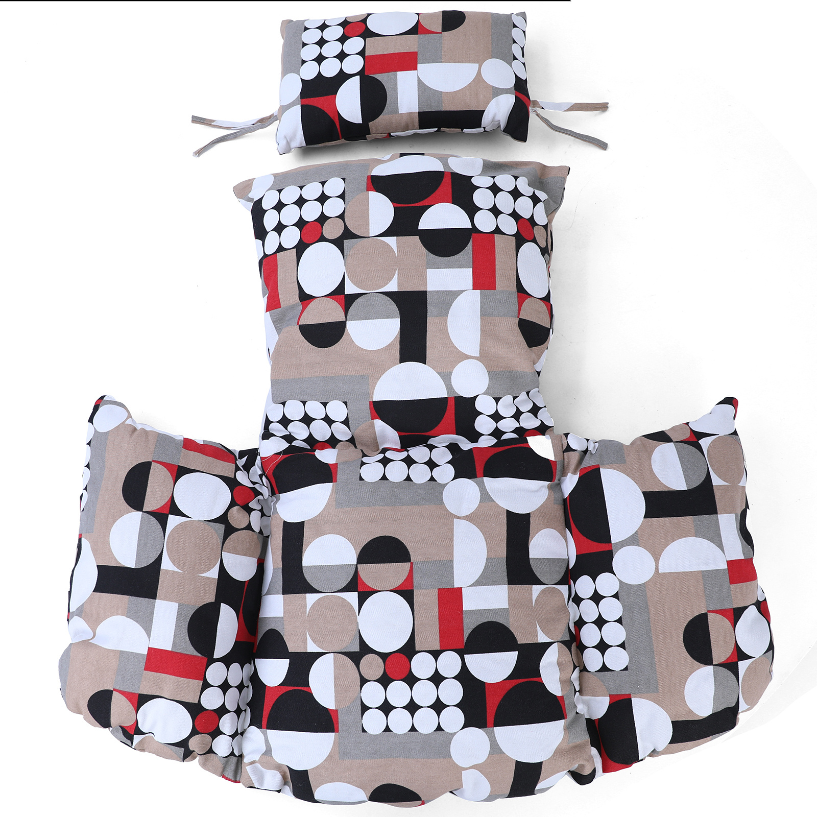 Kussen voor hangstoelmand incl. rugdeel 2-delige set style modern